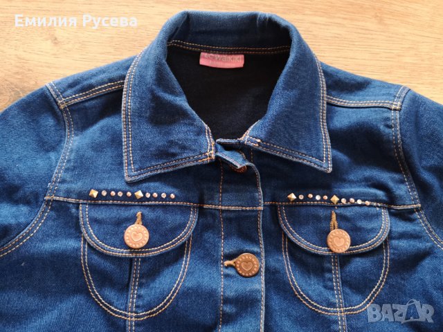 дънкови якета,блузки - за 6-7г и 7-8 г , снимка 4 - Стоки за близнаци - 35589379