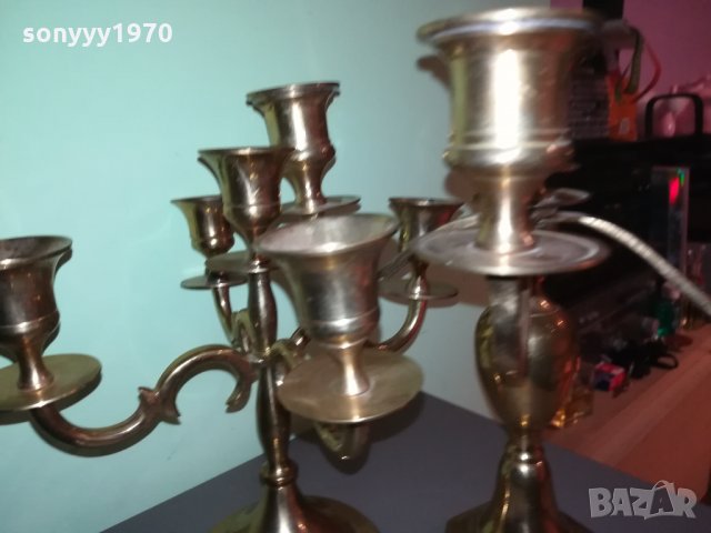ЗЛАТНИ СВЕЩНИЦИ ВНОС ШВЕЦИЯ 2812211933, снимка 17 - Антикварни и старинни предмети - 35262216