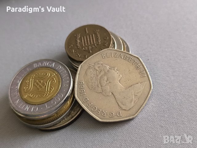 Монета - Великобритания - 50 пенса | 1969г., снимка 2 - Нумизматика и бонистика - 44002362