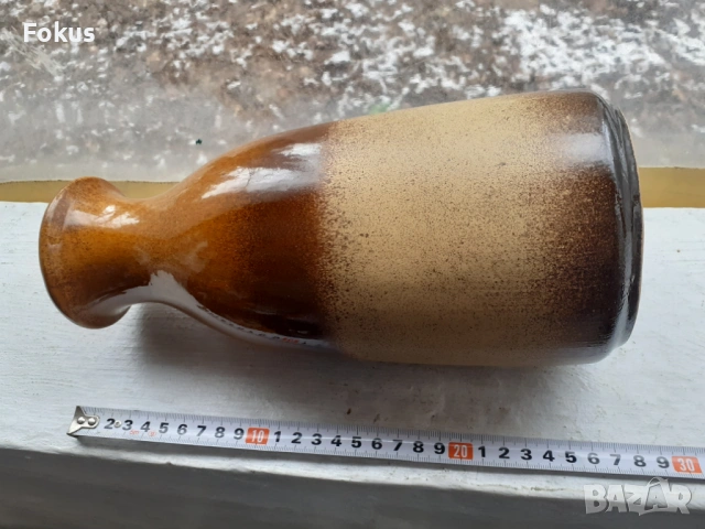 Прекрасна немска ваза керамика - Scheurich - Ceramik, снимка 5 - Антикварни и старинни предмети - 53503819