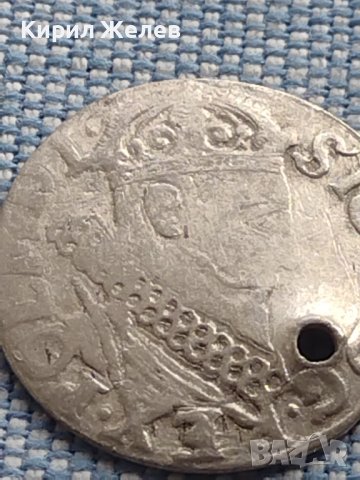 Сребърна монета 3 гроша 1621г. Сигизмунд трети ПОЛША 28430, снимка 2 - Нумизматика и бонистика - 42969933