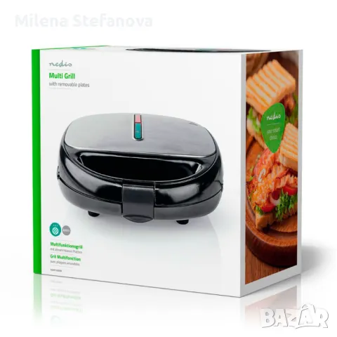 Мултигрил 3 в 1 - Сандвичи, тостер , вафли и грил скара за минути, снимка 3 - Тостери - 49074730