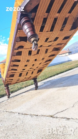 Диван лежанка антикварен, снимка 12 - Дивани и мека мебел - 53282372