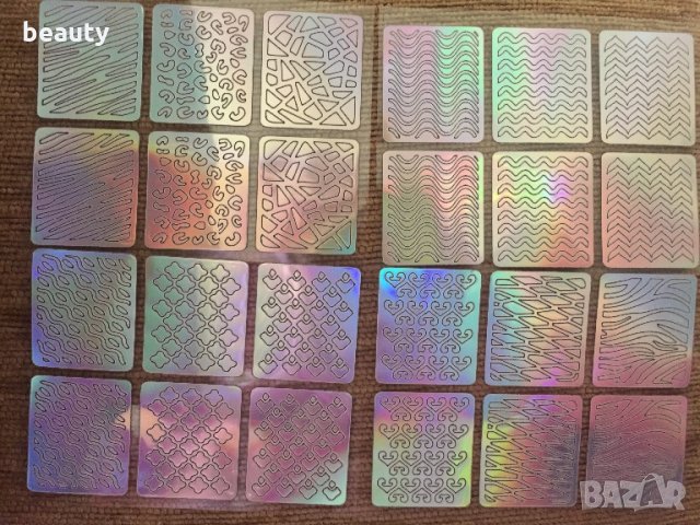 Винилови стикери / шаблони, снимка 4 - Продукти за маникюр - 27472345