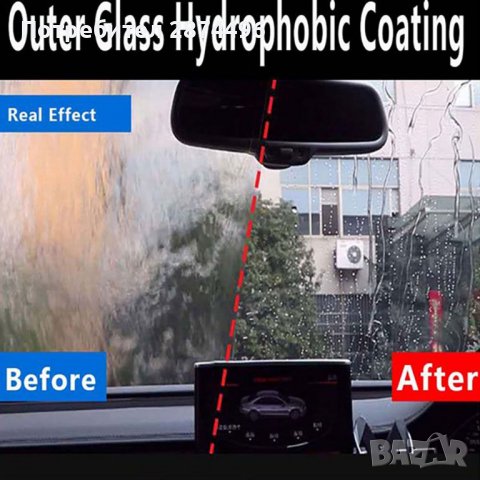 3841 Репелент против дъжд за отблъскване на водата от стъклата, снимка 2 - Аксесоари и консумативи - 39890510
