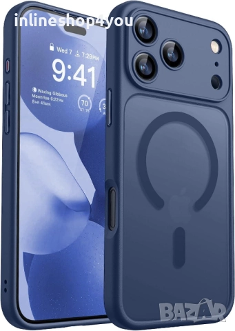 Матов MAGSAFE Кейс за Apple iPhone 17 Pro / Max, снимка 7 - Калъфи, кейсове - 52554217