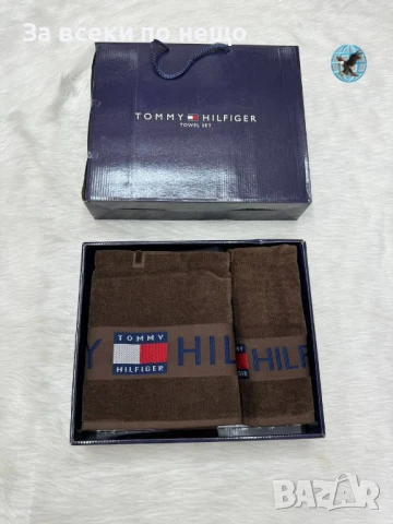 Tommy Hilfiger Луксозни Хавлии - 2бр. в кутия - Налични Различни Цветове Код E430, снимка 2 - Хавлиени кърпи - 50482587