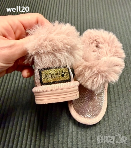 Розови боти с пух р-р 20, снимка 3 - Детски боти и ботуши - 53511907