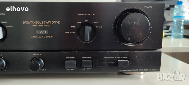 Стерео усилвател Sony TA-F270#2, снимка 5 - Ресийвъри, усилватели, смесителни пултове - 52142121