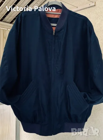 Лукс DANIEL HECHTER PARIS мъжки бомбър коприна 100%, снимка 10 - Якета - 48522924