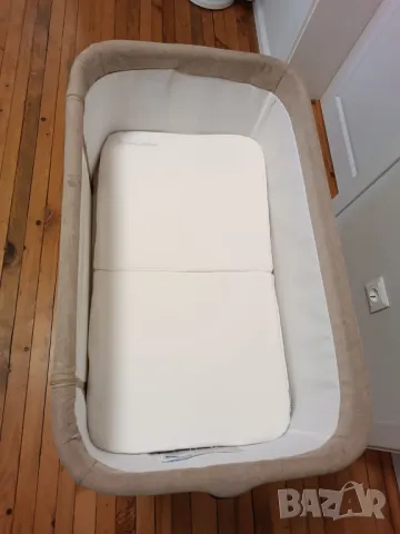 Kikka Boo Amaris + матрак, Next to me, снимка 3 - Бебешки легла и матраци - 49733335