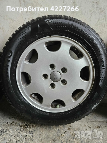 Джанти 15ки, 5х112 , подарък зимнни гуми 195/65/15, снимка 2 - Гуми и джанти - 52380475