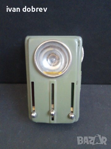 Старо сигнално метално фенерче, снимка 3 - Антикварни и старинни предмети - 44090619