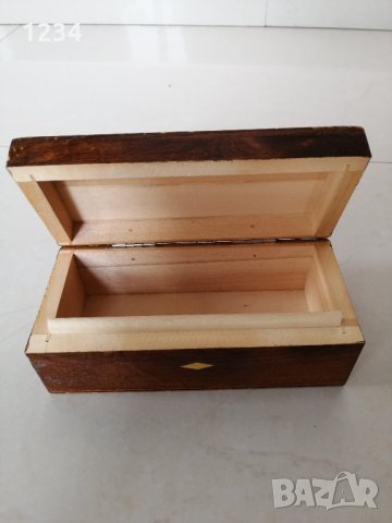 Дървена кутия 16 х 7.5 h 6 см, снимка 3 - Други стоки за дома - 32536415