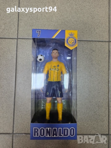 Фенски Фигурки Роналдо, Меси, Ямал, Неймар, Мбапе 22см в Кутия , снимка 5 - Футбол - 53330188