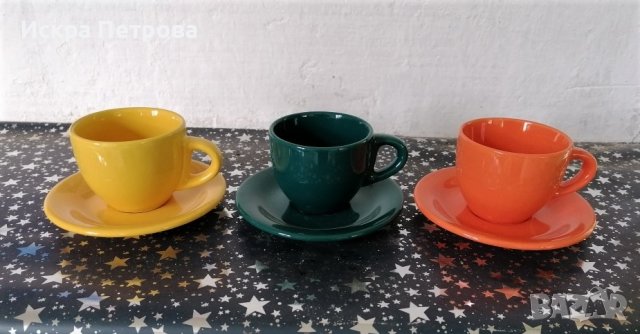 Чаши керамика за кафе, чай и капучино Румъния