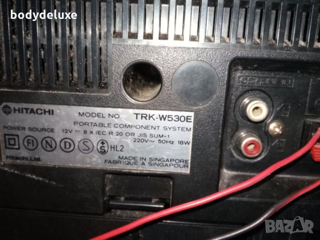 Hitachi TRK-W530E радио-касетофон, снимка 4 - Радиокасетофони, транзистори - 17843172