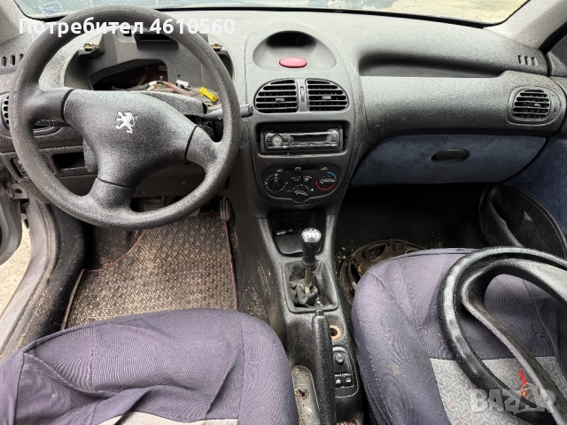 Peugeot 206 1.4 I на части, снимка 5 - Автомобили и джипове - 52295396