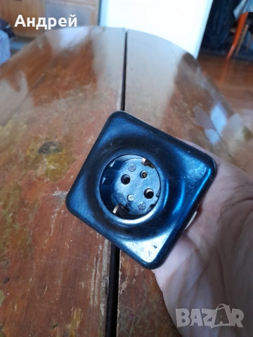 Стар електрически контакт #33, снимка 2 - Други ценни предмети - 53270938