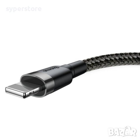 Кабел USB към Lightning 0.5m Baseus CALKLF-AG1 QC Черен Cable USB to Lightning, снимка 2 - Друга електроника - 38623608