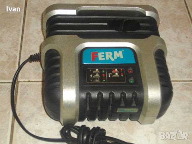 Ferm Универсално Зарядно 19 Волта Литий-Йон-Никел-Кадмий-Селен Батерии Отлично Ферм, снимка 3 - Винтоверти - 33383218