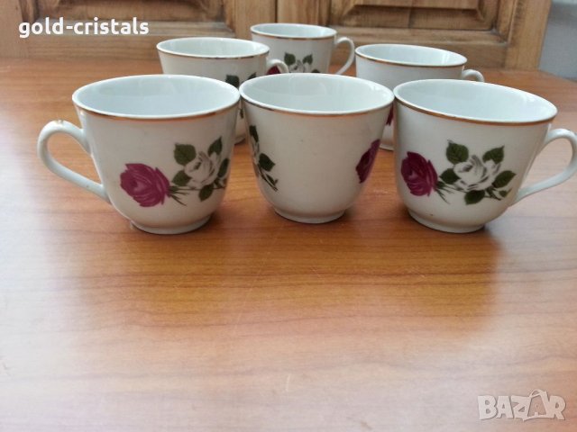 Стар български порцелан чашки, снимка 4 - Антикварни и старинни предмети - 33422840