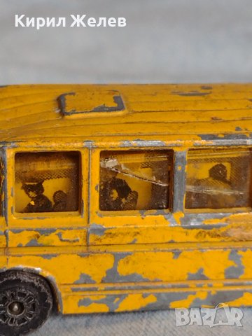 Метална количка ретро ученически автобус MERCEDES BENZ MADE IN BRITAIN 14116, снимка 8 - Колекции - 40730961