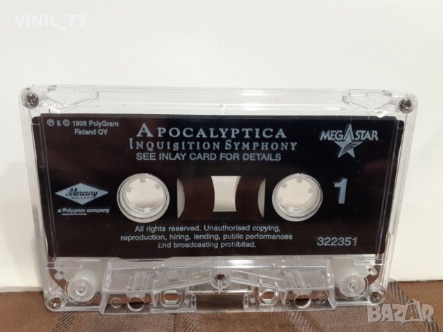  Apocalyptica – Inquisition Symphony, снимка 2 - Аудио касети - 32360061