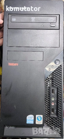 Lenovo ThinkCentre Tower – Pentium E5200 / 2GB / 80GB – Работи, снимка 2 - Работни компютри - 53575845