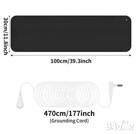 Уелнес Заземяваща Подложка за Заземяване Антистатичен Заземител Заземяващо Килимче за Заземяване БИО, снимка 17 - Други - 51999096