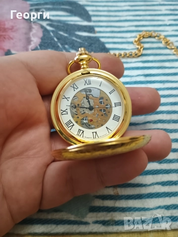 Кварцов джобен часовник-3, снимка 5 - Мъжки - 52581676