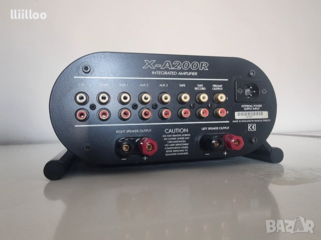 MUSICAL FIDELITY  X-A200R Британски усилвател с дистанционно , снимка 6 - Ресийвъри, усилватели, смесителни пултове - 27846889
