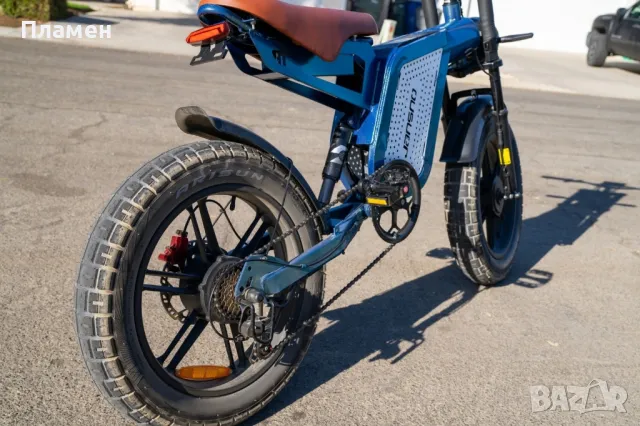 Ново!! Електрическо колело Jansno X60 2*750W 48V/23Ah 48 км.ч., снимка 4 - Велосипеди - 50368349