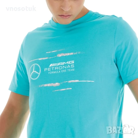 Мъжка тениска  Puma MAPF1 Mercedes AMG Petronas  -размер S, снимка 3 - Тениски - 51025245