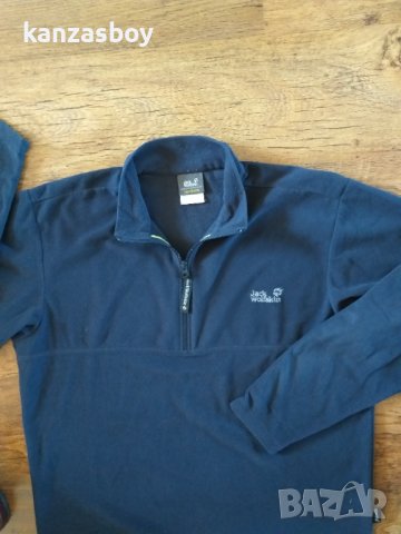 jack wolfskin Men's Hart Mountain Half Zip - страхотна мъжка блуза , снимка 2 - Блузи - 39178295