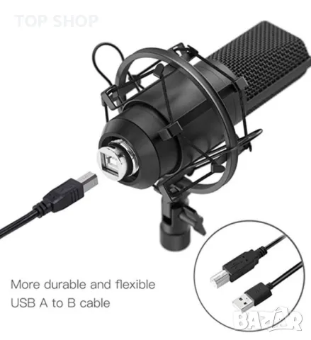 USB микрофон JOPSUY, снимка 3 - Микрофони - 48735666