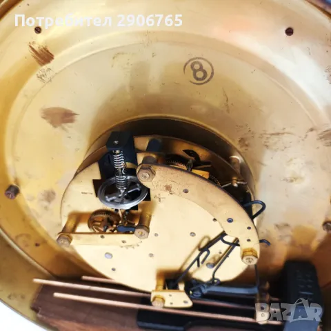 Часовник стенен с гонг Zentra работещ, снимка 11 - Антикварни и старинни предмети - 48908612