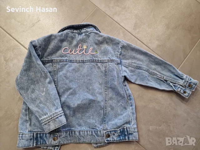 Детско дънково яке-104 размер , снимка 2 - Детски якета и елеци - 49159814