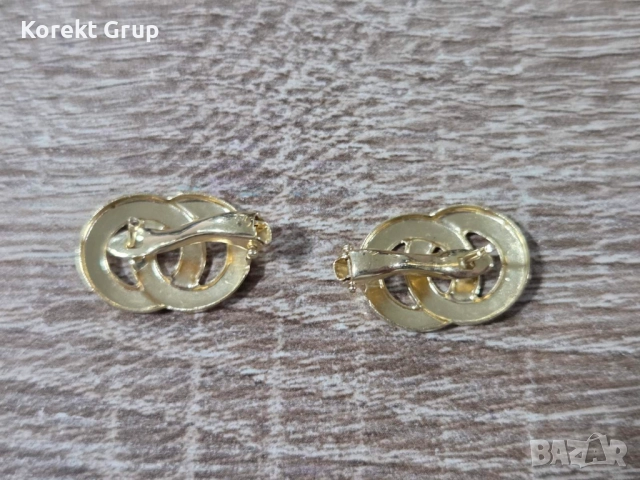 Златни обеци , снимка 3 - Обеци - 52842491