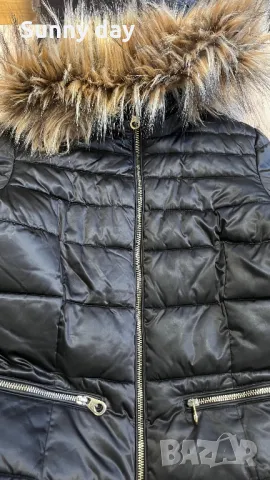 Късо зимно якенце с качулка H&M, снимка 2 - Якета - 48054048