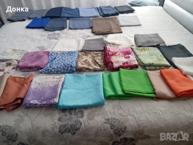 Различни видове платове и конци за шиене!, снимка 3 - Шевни машини - 48518803