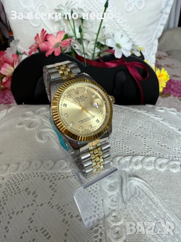 Rolex Мъжки Часовник С Кварцов Механизъм - Налични Различни Цветове Код AT-16, снимка 9 - Мъжки - 53310876
