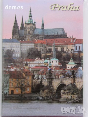 Метален магнит от Прага, снимка 3 - Колекции - 43231126