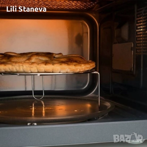 Микровълнова с грил Black+Decker – 23L, 900W, 9 автоматични програми, 5 нива на мощност., снимка 8 - Микровълнови - 51502029