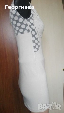 Страхотна НОВА рокля в цвят екрю ПРОМОЦИЯ🍀👗 S,M,L🍀👗 арт.878, снимка 3 - Рокли - 27900653