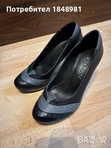 Нови дамски обувки на ток 36 номер естествена кожа