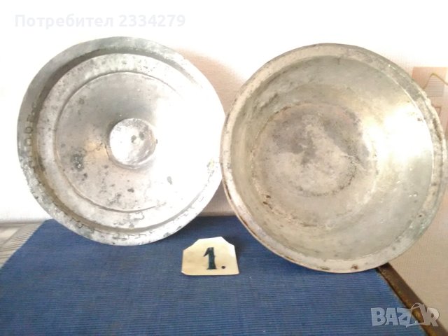 Стари,бакърени тенджери от различни времена, снимка 5 - Антикварни и старинни предмети - 34843407