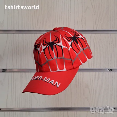 Нова детска шапка с козирка СпайдърМен (SpiderMan), снимка 2 - Шапки, шалове и ръкавици - 47676651