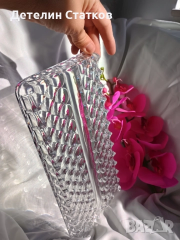 Стъклен поднос, снимка 5 - Чинии - 51749010