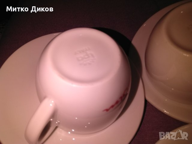 Ipa Italy 699 маркови порцеланови чаши 3броя с чинийки за кафе нови Фи-82мм Н-60мм, снимка 6 - Сервизи - 43855771